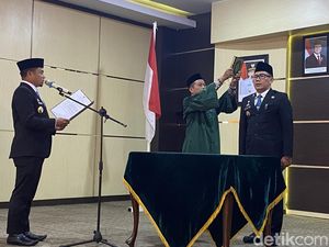 Walkot Parepare Tasming Hamid Lantik Amarun Hamka Jadi Pj Sekda