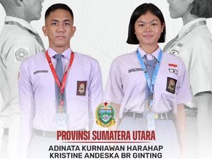 Adinata dan Kristine terpilih jadi Calon Paskibraka Nasional 2025 dari Sumut
