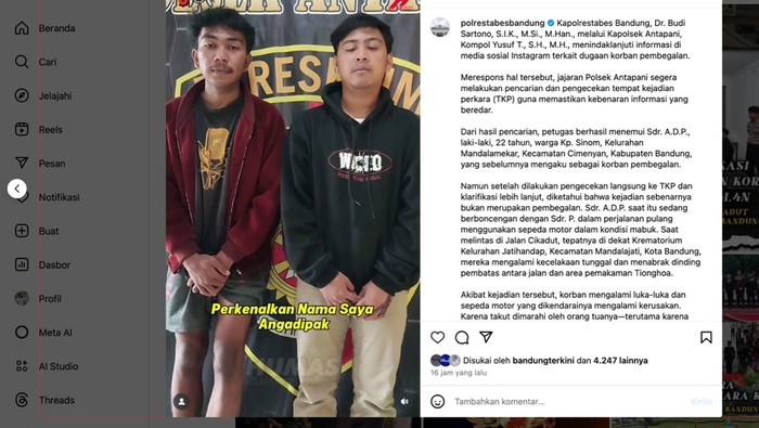 Angga Diva dan Nanda meminta maaf atas kegaduhan akibat ulah mereka