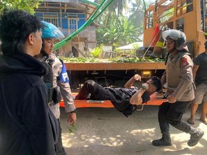 Video: Eksekusi Lahan di Polman Ricuh, Polisi Dilempari Molotov