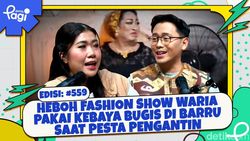 Heboh Fashion Show Waria Pakai Kebaya Bugis di Barru Saat Pesta Pengantin