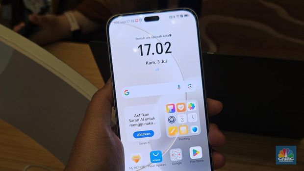 Honor 400 Series Rilis. (CNBC Indonesia/Intan Rakhmayanti Dewi)