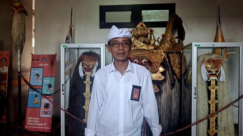 Kadisbud Badung, I Gde Eka Sudarwitha, saat ditemui di kantornya. Rabu (2/7/2025) (Fabiola Dianira/detikBali)