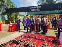 Polisi Klaim Serahan Senpira dari Warga Sumsel Meningkat 15 Persen