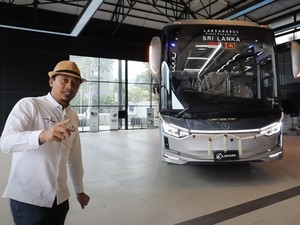 Spek Bus Buatan Laksana yang Diekspor ke Srilanka, Pintunya Cuma Satu