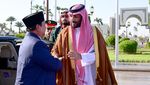 Pelukan Hangat Prabowo dan Pangeran MBS