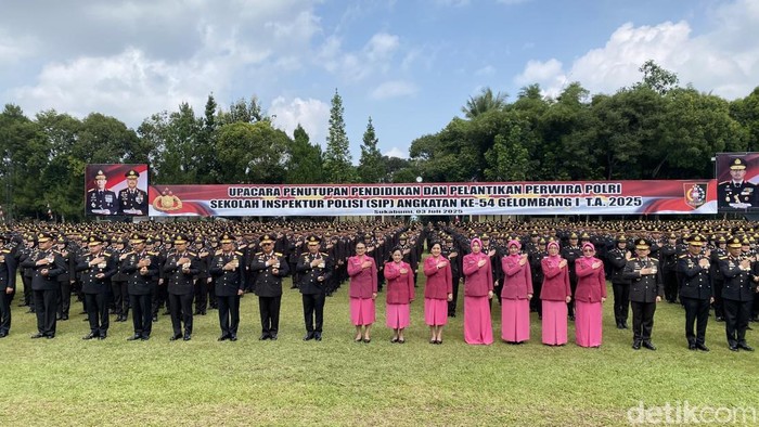 Pelantikan Perwira Polri di Kota Sukabumi
