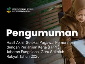 Hasil Seleksi PPPK Guru Sekolah Rakyat 2025 Diumumkan, Cek di Sini!