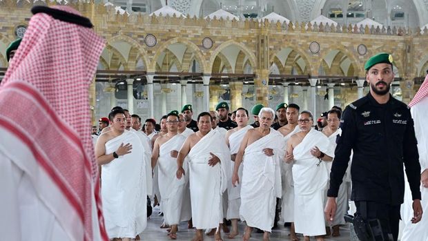Presiden Prabowo Subianto Tunaikan Ibadah Umrah ditengah kunjungan kenegaraan. (Dok. Biro Pers Sekretariat Presiden/Muchlis Jr)