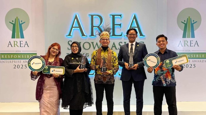 Regional Indonesia Timur Subholding Upstream Pertamina borong 3 penghargaan di AREA 2025 yang digelar di Thailand.