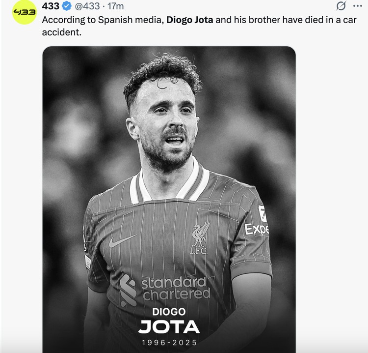 RIP Jota