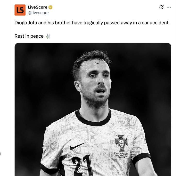 RIP Jota
