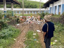 Terbengkalai, Pasar Sukanagara Baru Berubah Jadi Tempat Pembuangan Sampah