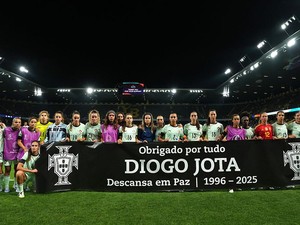 Momen Penghormatan untuk Jota di Piala Eropa Wanita