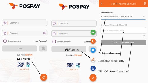 Cara Cairkan BSU 2025 via Pospay