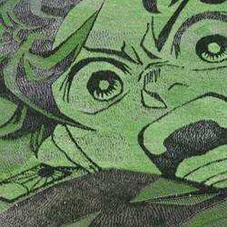 Goresan Seni Tanjiro Kamado Kimetsu no Yaiba Ada di Sawah!