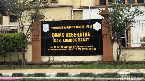 Kantor Dinas Kesehatan Lombok Barat, NTB.