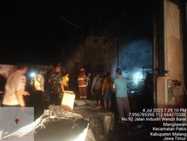 Gudang Es Krim di Malang Terbakar, Kerugian Nyaris Rp 1 Miliar