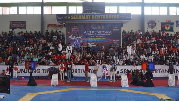 Kejuaraan Nasional Taekwondo Piala Kemenpora digelar di Magelang, 4-6 Juni 2025.