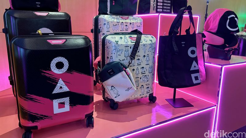 American Tourister merilis hasil kolaborasi dengan Squid Game.