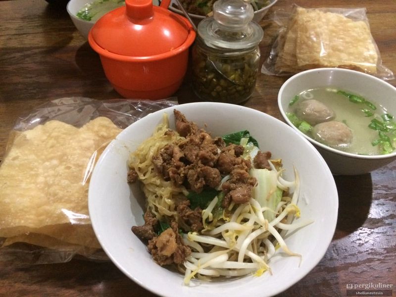 Mie ayam enak di Jakarta Selatan.