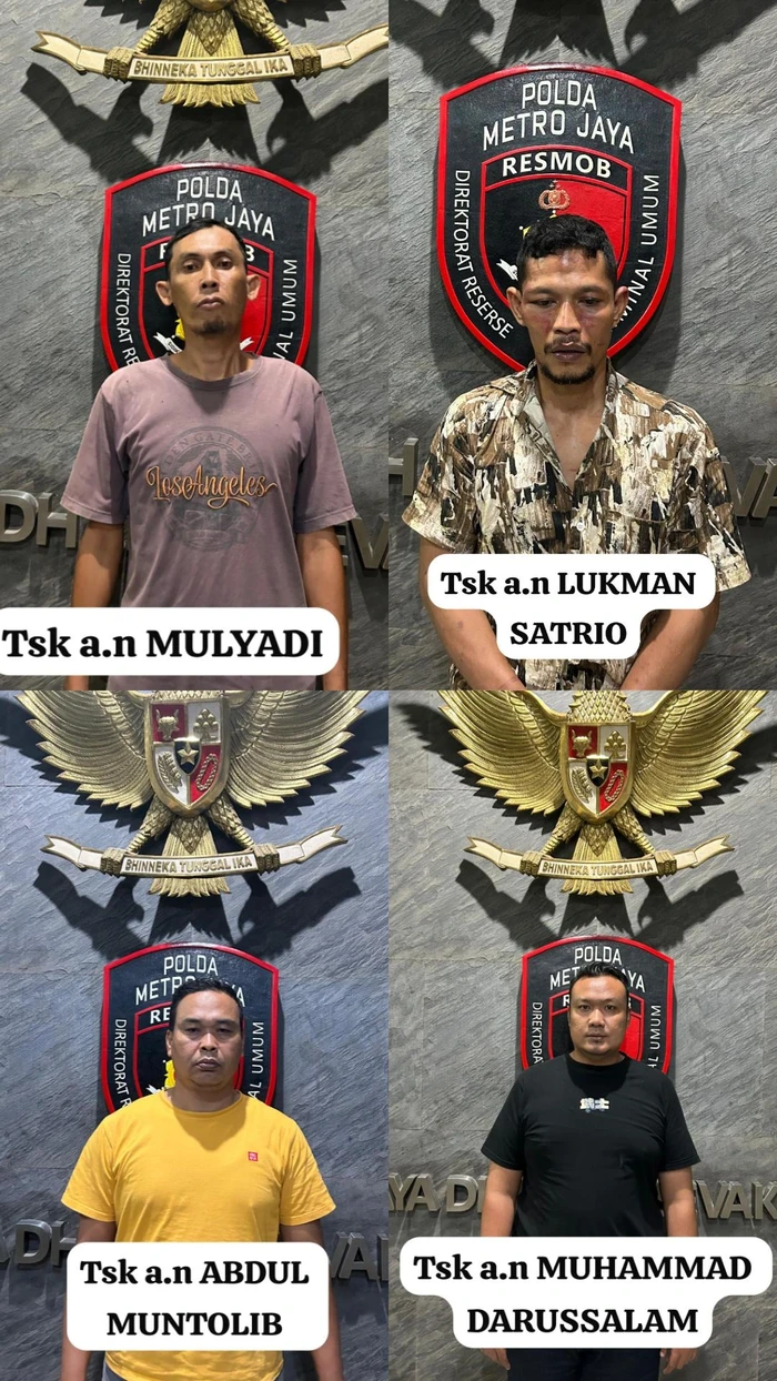 Para tersangka kasus penculikan dan permpokan pria di Kemang (dok. Istimewa)
