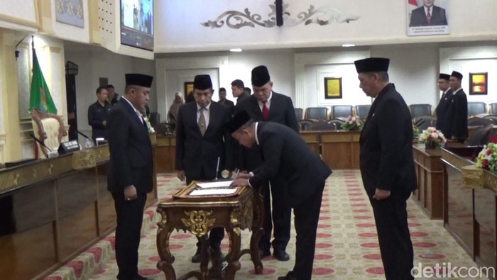 Pengambilan sumpah Penjabat Eselon 2 di Pemkot Palembang yang baru dilantik