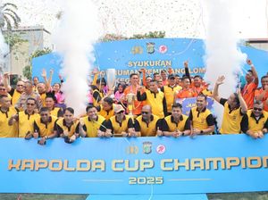 Polwan dan Polki Meriahkan Mini Soccer Hari Bhayangkara ke-79 di Polda Metro
