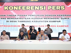 2 Pembunuh Wanita di Riau Rampok Duit Arisan Puluhan Juta
