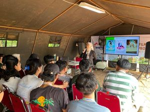 Potret Puluhan Siswa Ikut Workshop Pembuatan Film di Ragunan