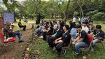 Potret Puluhan Siswa Ikut Workshop Pembuatan Film di Ragunan