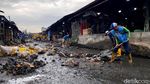Gunungan Sampah di Pasar Gedebage yang Mulai Lenyap