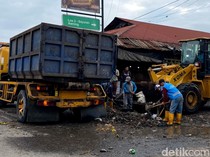 Gunungan Sampah di Pasar Gedebage yang Mulai Lenyap