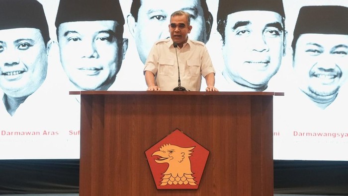 Sekjen Gerindra Ahmad Muzani menghadiri acara Temu Kader Partai Gerindra se-Sulawesi Selatan, Jumat (4/7/2025). (dok Istimewa)