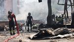 Sisa-sisa Ledakan Dahsyat di Pom Bensin Roma, 27 Orang Terluka