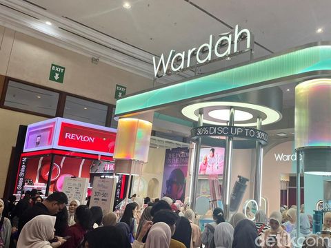 Suasana Jakarta X Beauty 2025 di JCC, mulai dari 3-6 Juli 2025.