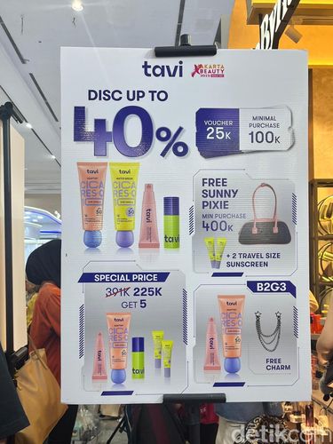Suasana Jakarta X Beauty 2025 di JCC, mulai dari 3-6 Juli 2025.