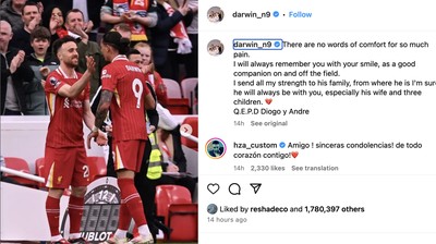 Kematian Diogo Jota Bikin Sedih Manchester United Sampai Ronaldo