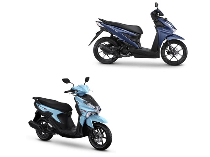 Yamaha Gear Ultima dan Honda BeAT