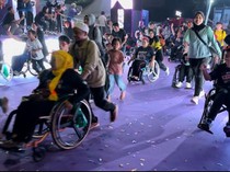 Beri Ruang Kesetaraan, Adhyaksa Night Run Libatkan 50 Peserta Disabilitas