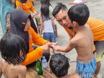 Asyik Main Air di Pantai Parangtritis, Anak-anak Nangis Tersengat Ubur-ubur