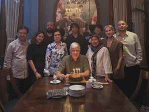 Adem! BCL dan Tiko Aryawardhana Rayakan Ultah Ayah Ashraf Sinclair di Jakarta