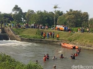 Bocah di Blitar Hilang Diduga Hanyut di Sungai Lodoagung Blitar