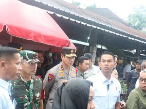 Polda Bali Amankan Kunjungan Wapres Gibran di Pasar Dauh Pala Tabanan