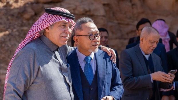 Majid bin Abdullah Al Qasabi dan Menko Pangan RI Zulkifli Hasan