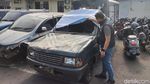 Penampakan Mobil Polisi Dirusak Massa Driver Buntut Kasus Mas-mas Pelayaran
