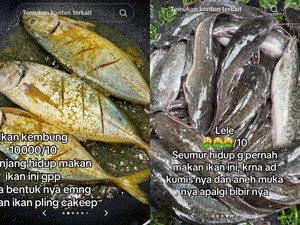 Ngakak! Wanita Ini Ogah Makan Ikan yang Wajahnya Jelek