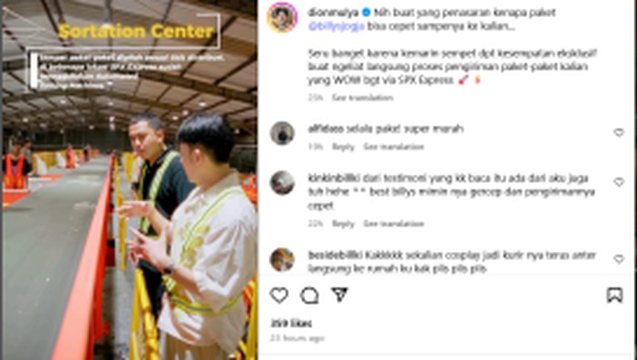 Selebgram yang juga entrepreneur, Dion Mulya