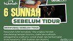 6 Sunnah sebelum Tidur