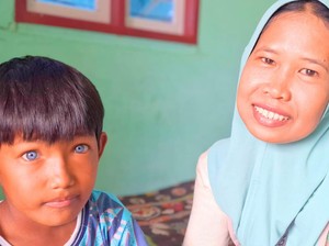 Sepasang Mata Biru Arjuna yang Curi Perhatian Banyak Orang
